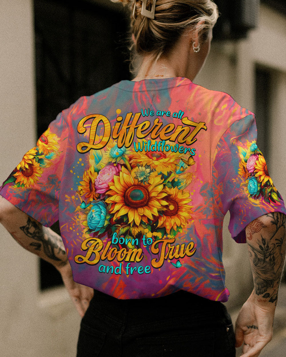 WE ARE ALL DIFFERENT WILDFLOWERS ALL OVER PRINT - TYTM2006233