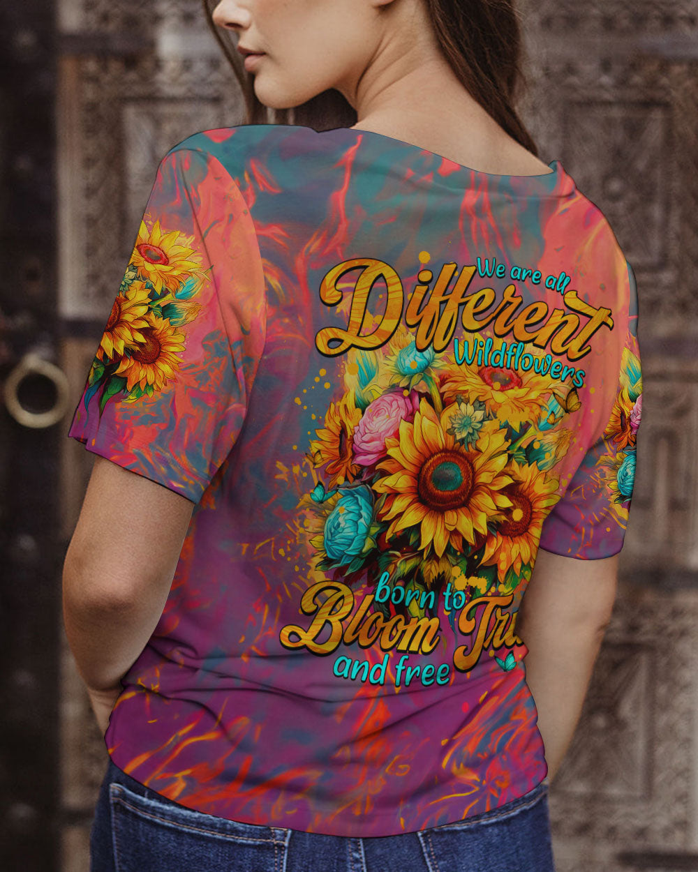 WE ARE ALL DIFFERENT WILDFLOWERS ALL OVER PRINT - TYTM2006233