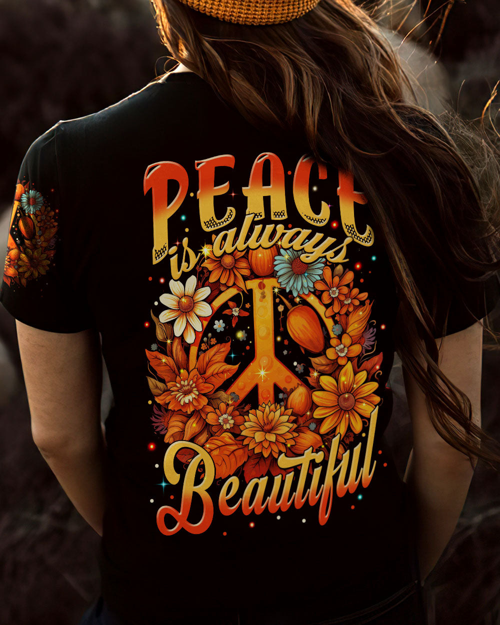 PEACE IS ALWAYS BEAUTIFUL ALL OVER PRINT - TYTM2007231