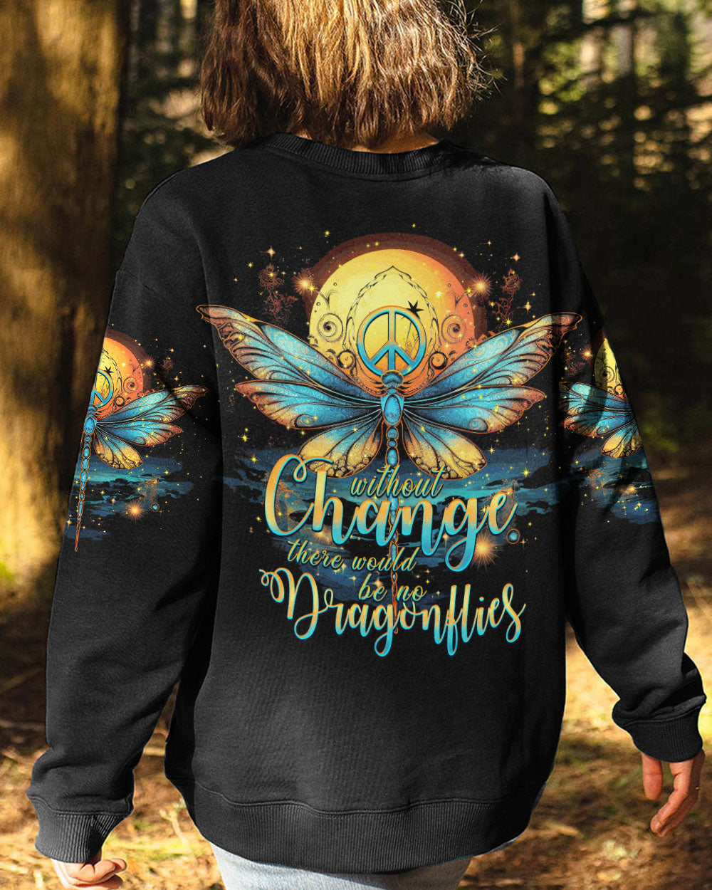 WITHOUT CHANGE NO DRAGONFLIES ALL OVER PRINT - TYTM2007232