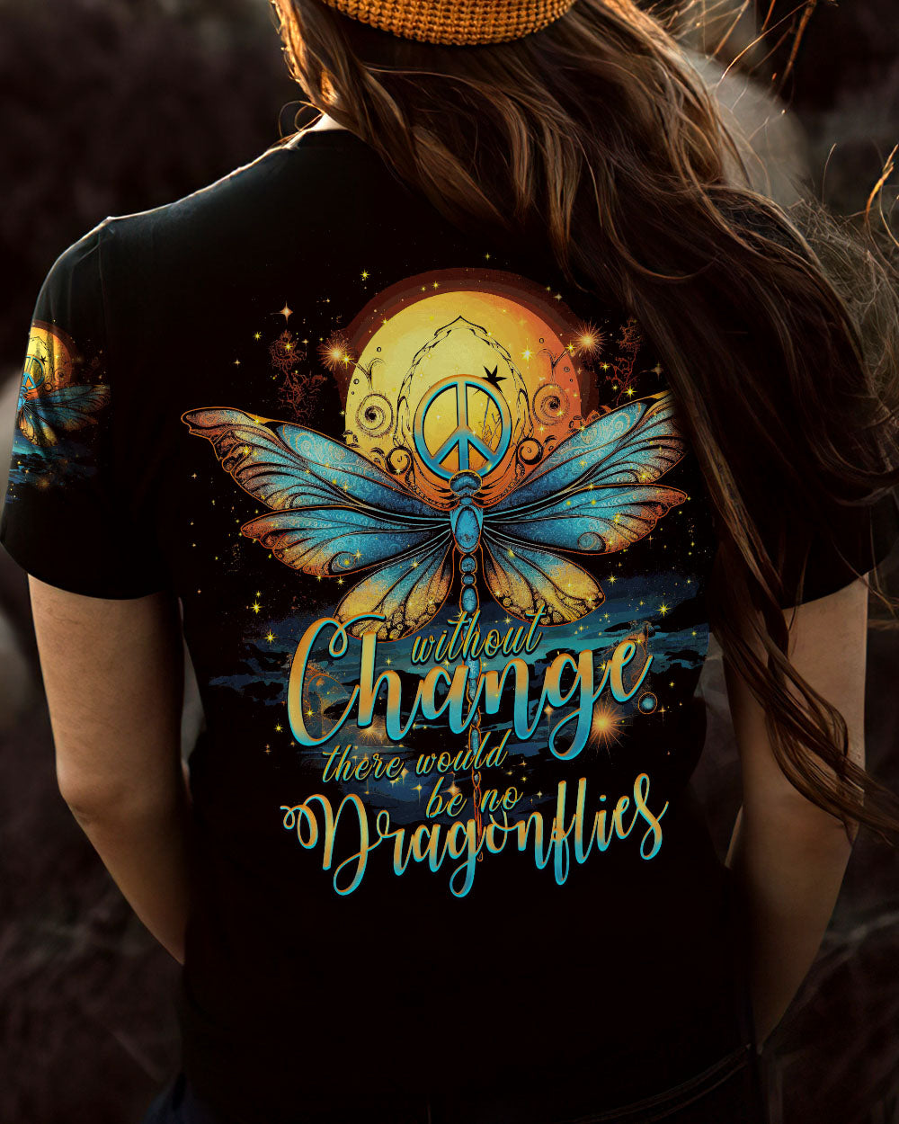 WITHOUT CHANGE NO DRAGONFLIES ALL OVER PRINT - TYTM2007232