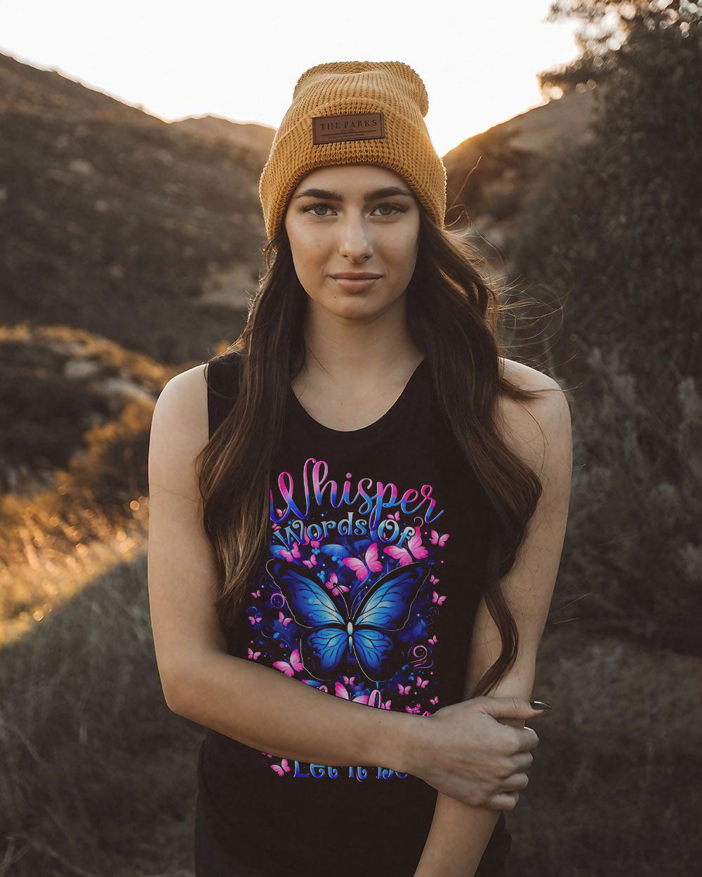 WHISPER WORDS OF WISDOM LET IT BE BUTTERFLY ALL OVER PRINT - TYTM2012242