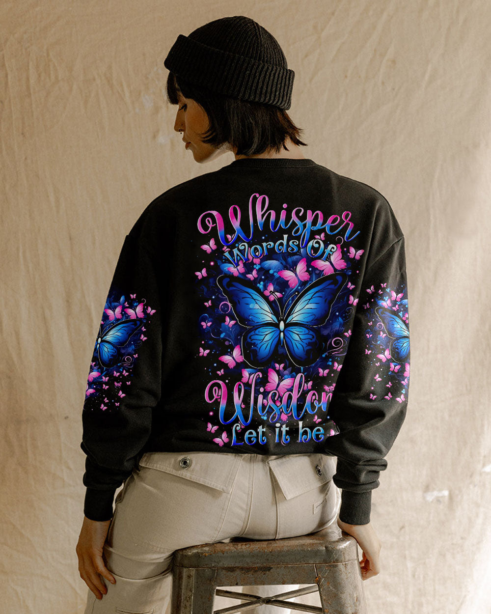 WHISPER WORDS OF WISDOM LET IT BE BUTTERFLY ALL OVER PRINT - TYTM2012242