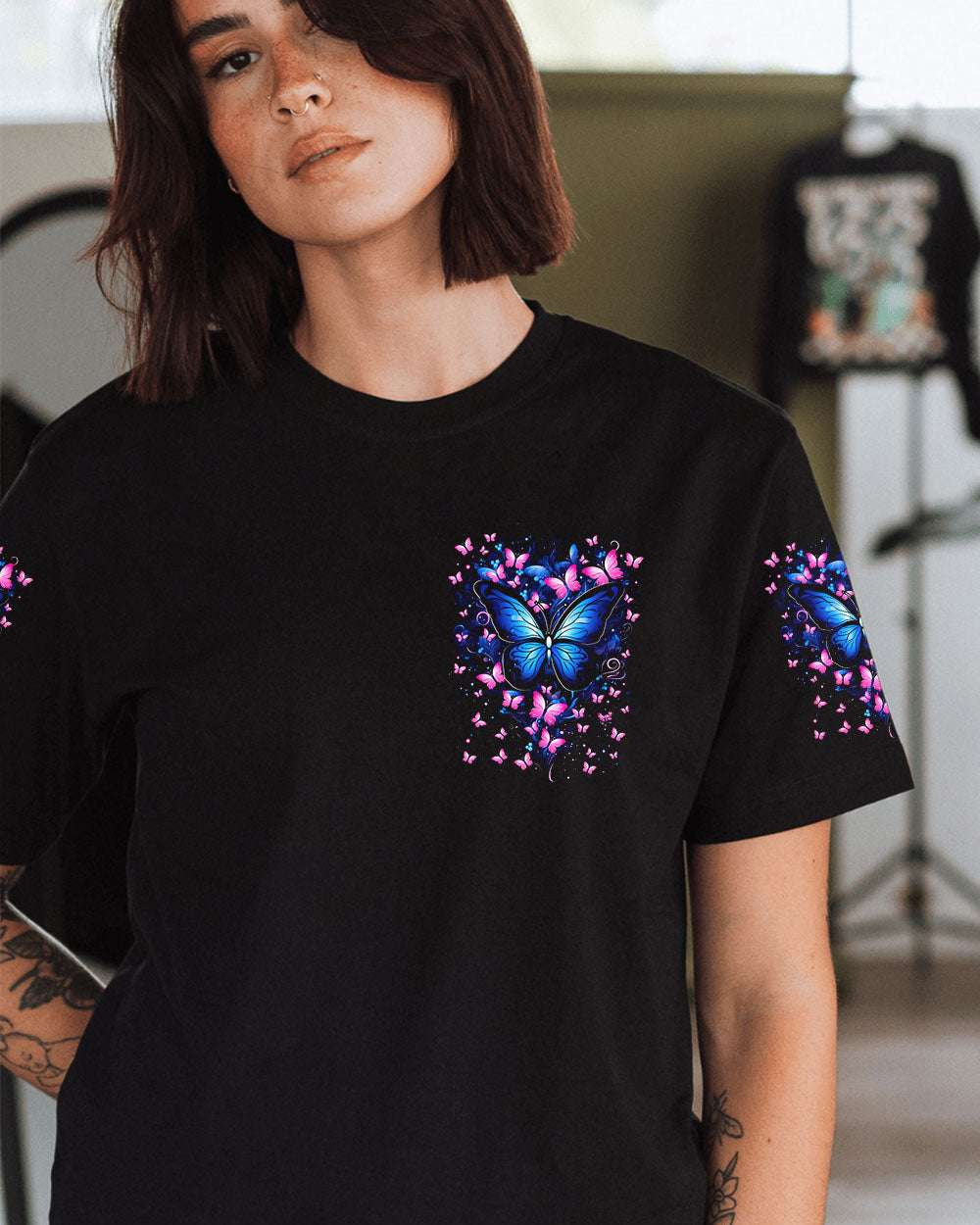 WHISPER WORDS OF WISDOM LET IT BE BUTTERFLY ALL OVER PRINT - TYTM2012242