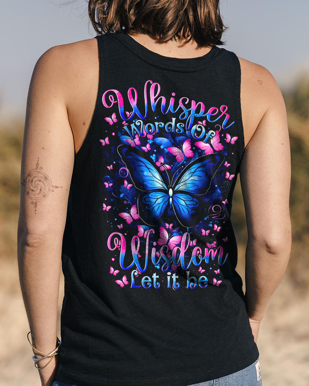 WHISPER WORDS OF WISDOM LET IT BE BUTTERFLY ALL OVER PRINT - TYTM2012242