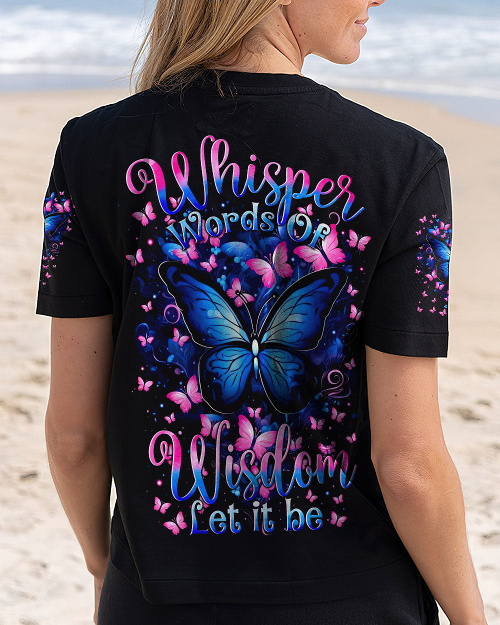 WHISPER WORDS OF WISDOM LET IT BE BUTTERFLY ALL OVER PRINT - TYTM2012242