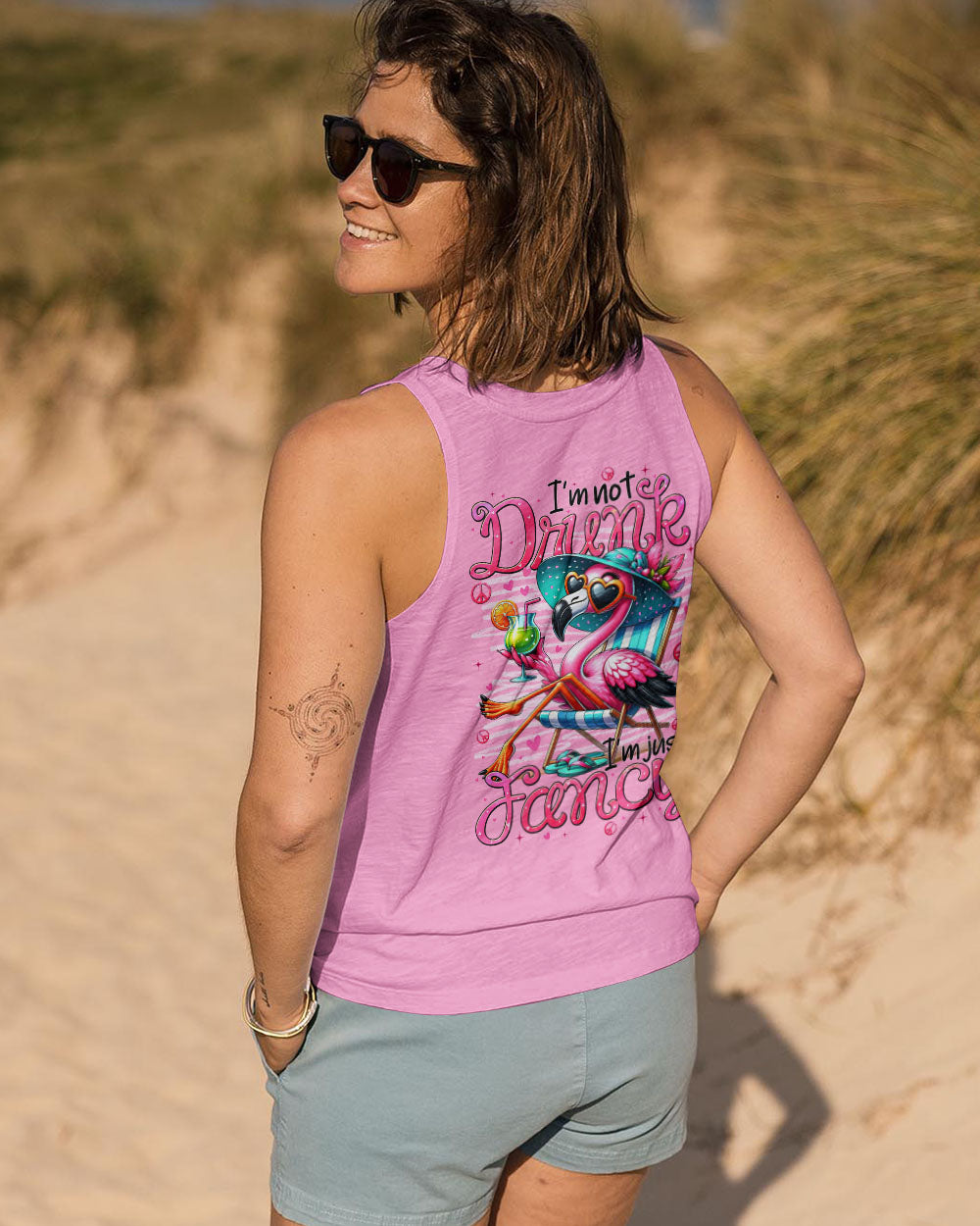 I'M JUST FANCY FLAMINGO ALL OVER PRINT - TYTM2205244