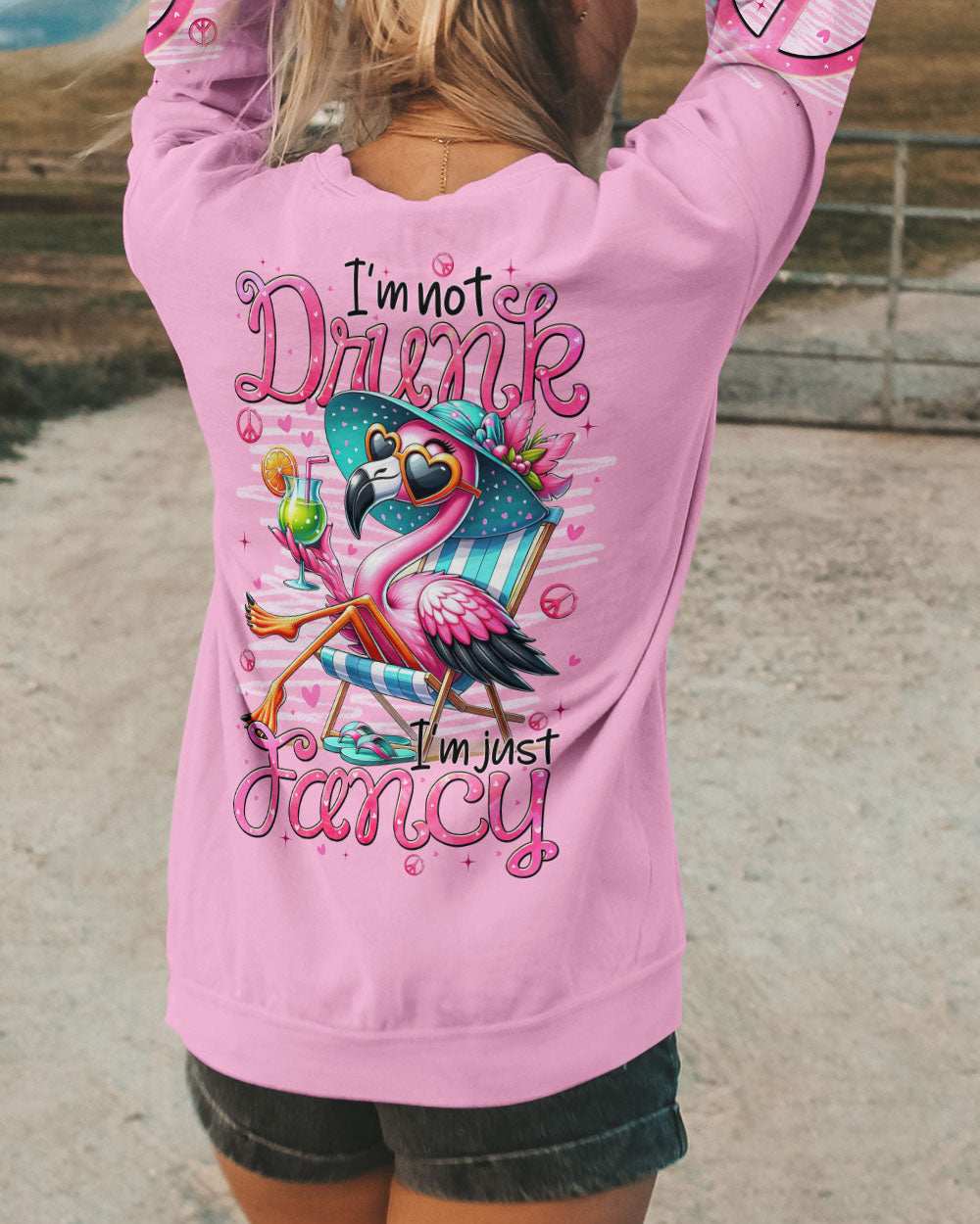 I'M JUST FANCY FLAMINGO ALL OVER PRINT - TYTM2205244