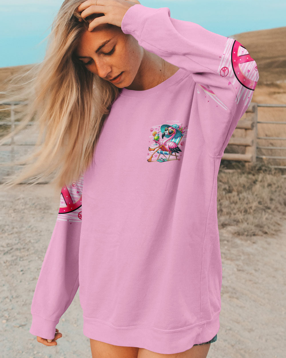 I'M JUST FANCY FLAMINGO ALL OVER PRINT - TYTM2205244