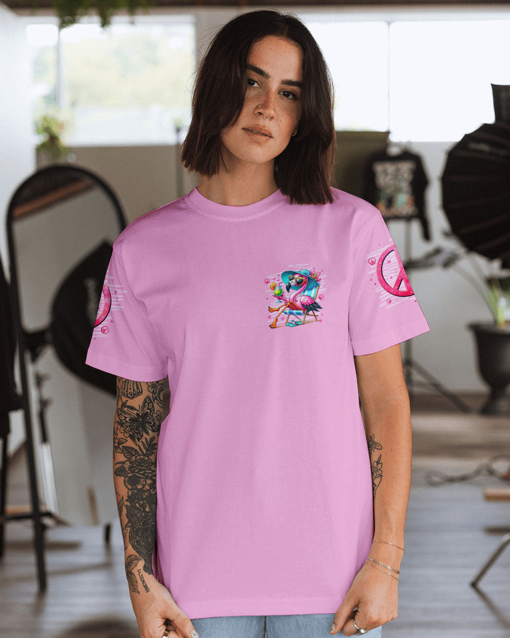 I'M JUST FANCY FLAMINGO ALL OVER PRINT - TYTM2205244