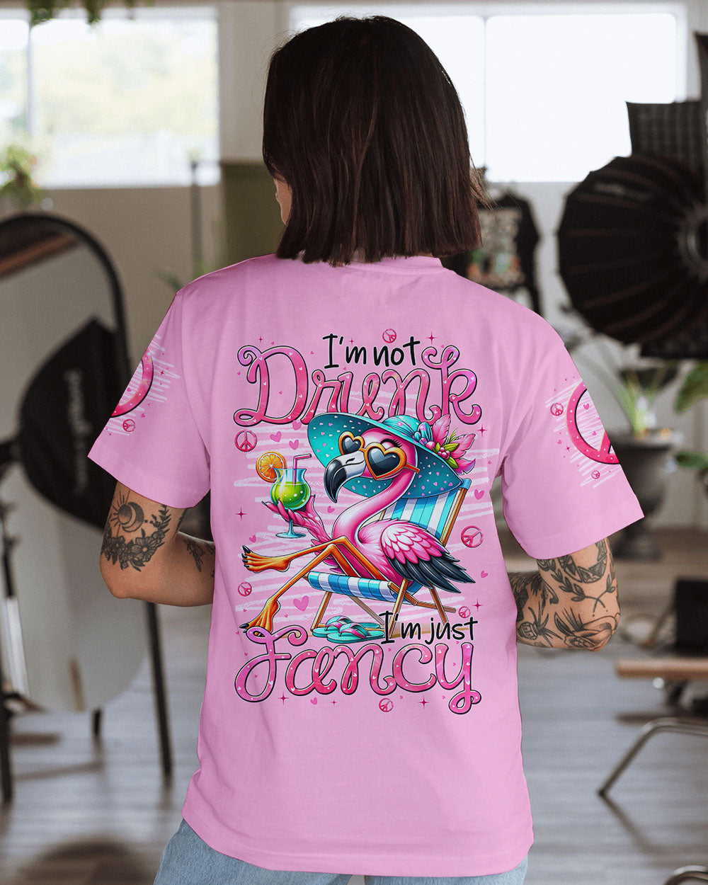 I'M JUST FANCY FLAMINGO ALL OVER PRINT - TYTM2205244