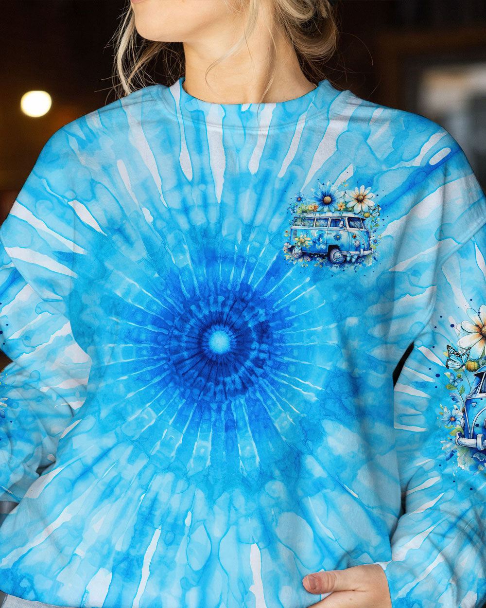 HIPPIE GRANDMA TIE DYE ALL OVER PRINT - TYTM2208231
