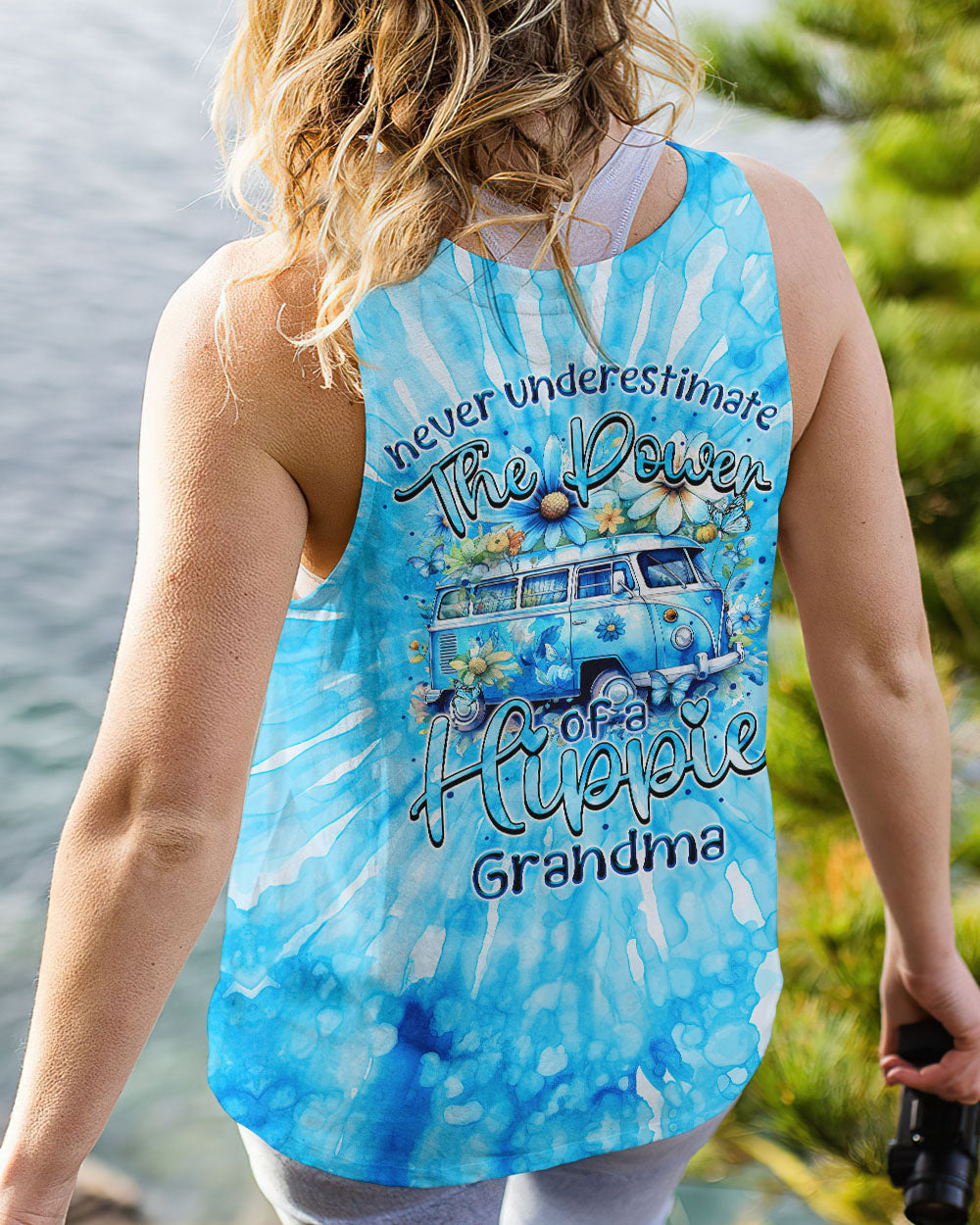 HIPPIE GRANDMA TIE DYE ALL OVER PRINT - TYTM2208231
