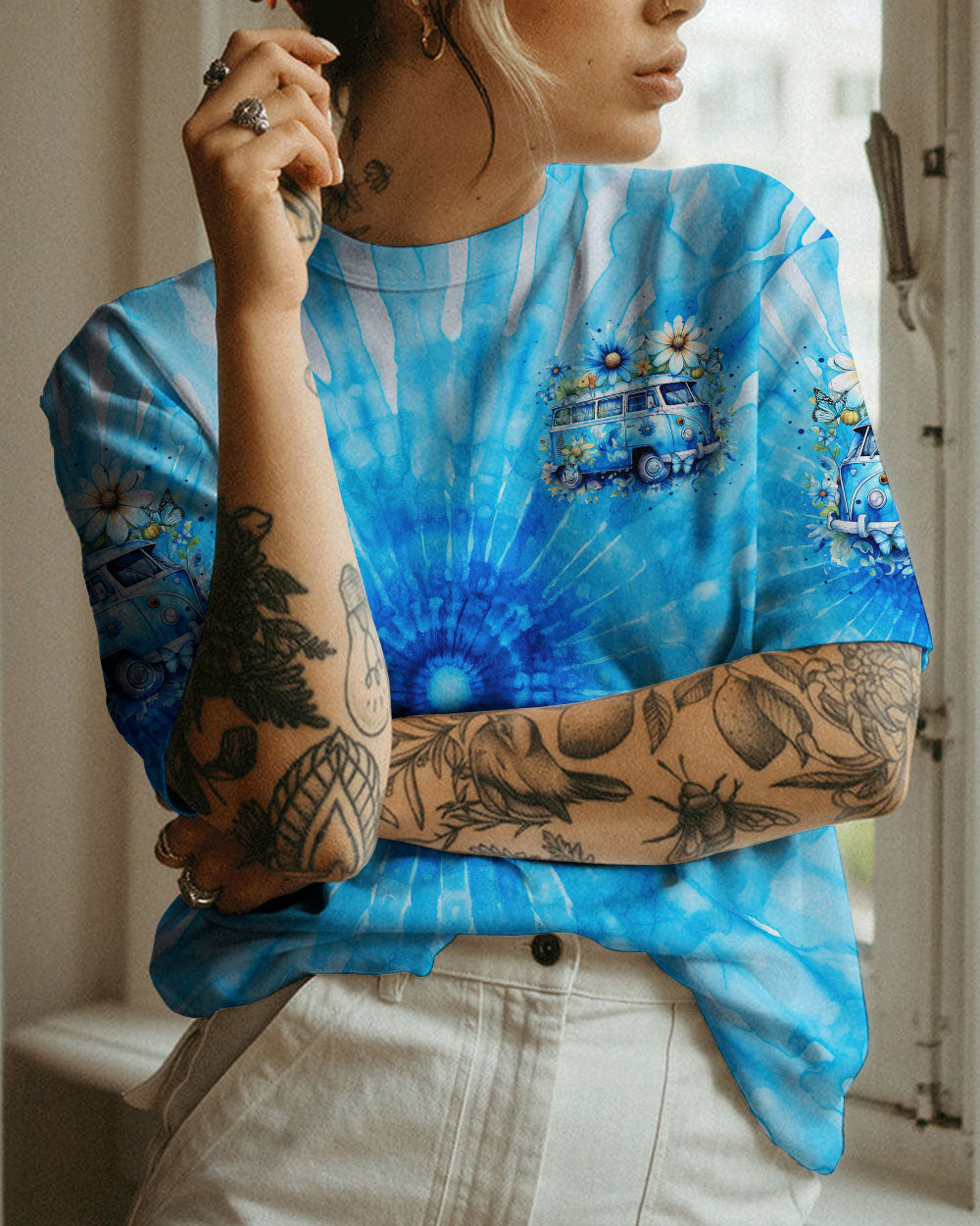 HIPPIE GRANDMA TIE DYE ALL OVER PRINT - TYTM2208231