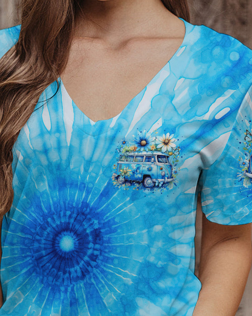 HIPPIE GRANDMA TIE DYE ALL OVER PRINT - TYTM2208231