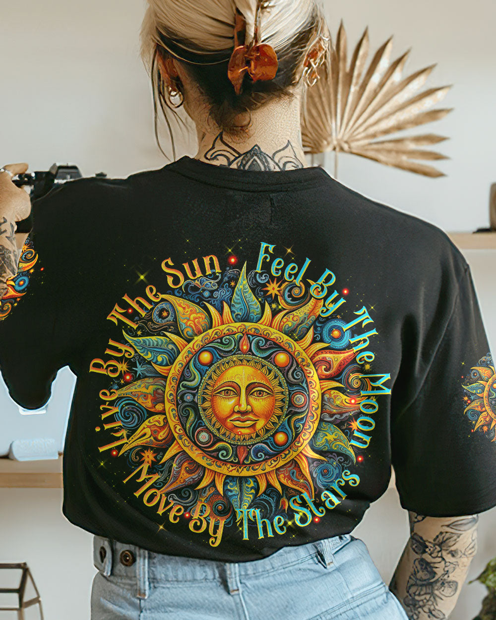 LIVE BY THE SUN MANDALA ALL OVER PRINT - TYTM2208234