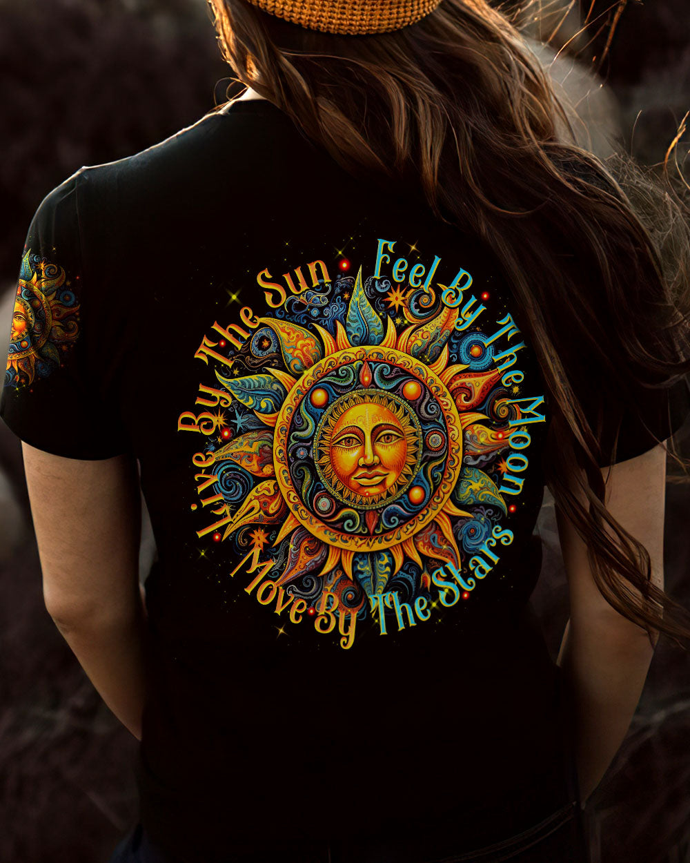LIVE BY THE SUN MANDALA ALL OVER PRINT - TYTM2208234