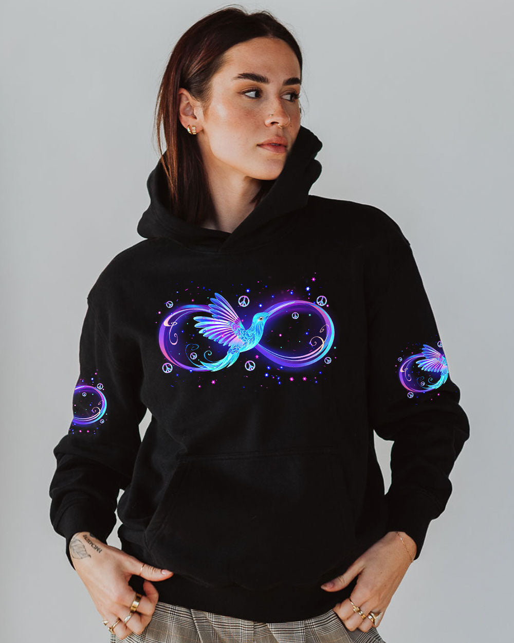 JUST BREATHE HUMMINGBIRD ALL OVER PRINT - TYTM2304243