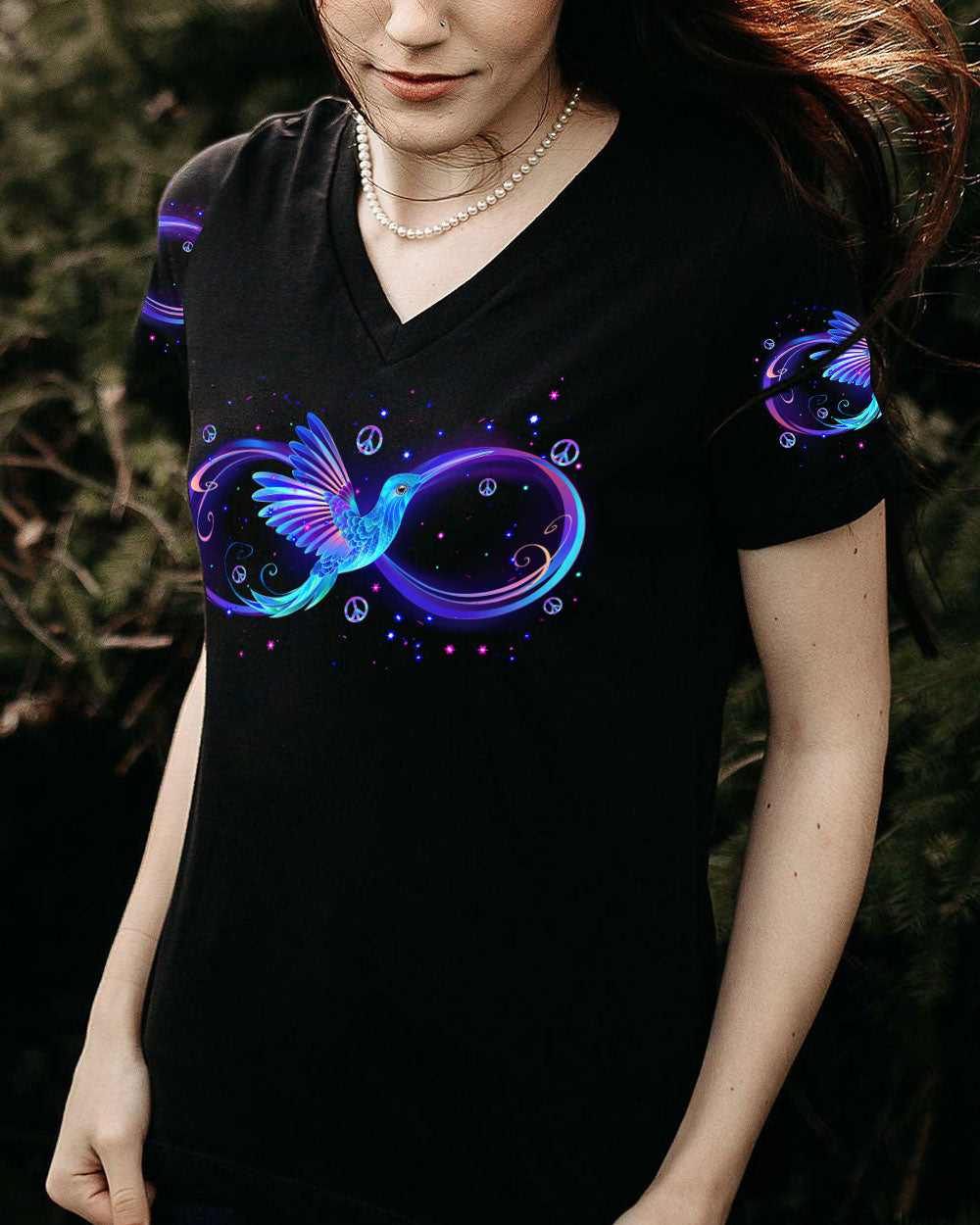 JUST BREATHE HUMMINGBIRD ALL OVER PRINT - TYTM2304243