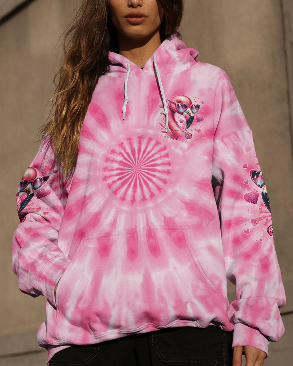 DARLING YOU WERE BORN TO STAND OUT FLAMINGO ALL OVER PRINT - TYTM2305242
