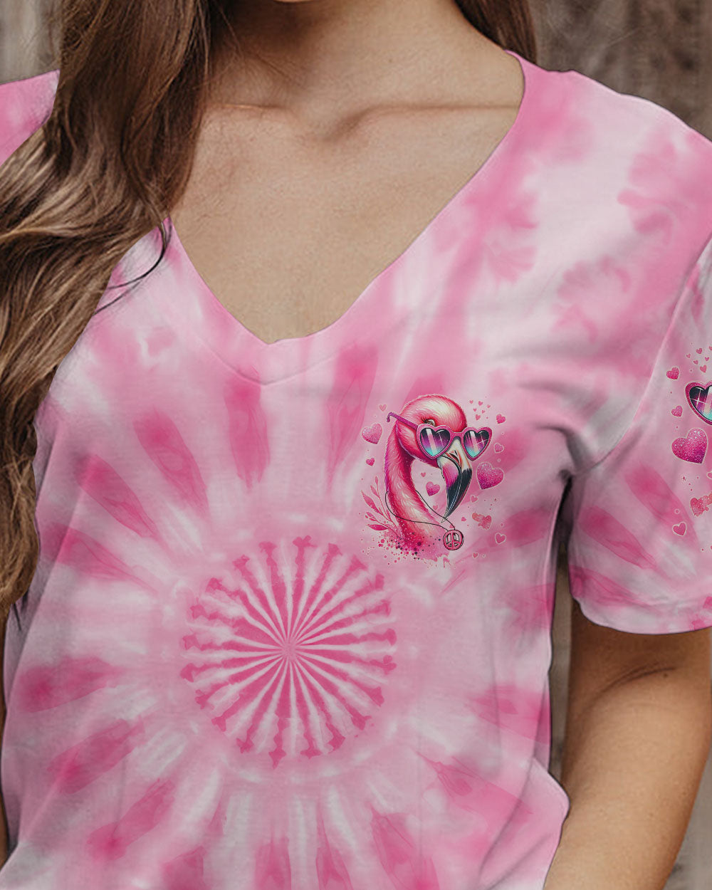 DARLING YOU WERE BORN TO STAND OUT FLAMINGO ALL OVER PRINT - TYTM2305242