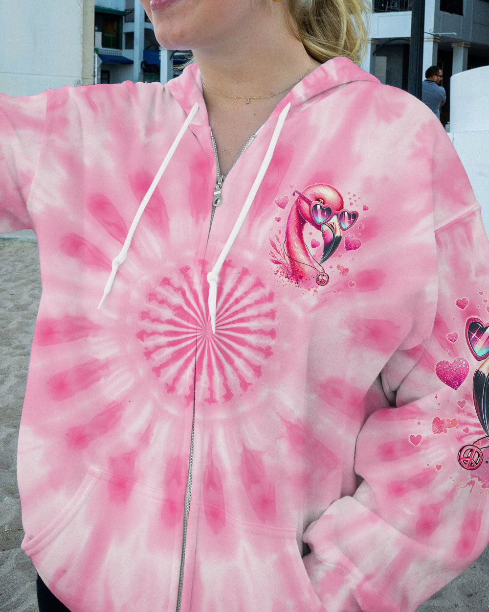 DARLING YOU WERE BORN TO STAND OUT FLAMINGO ALL OVER PRINT - TYTM2305242