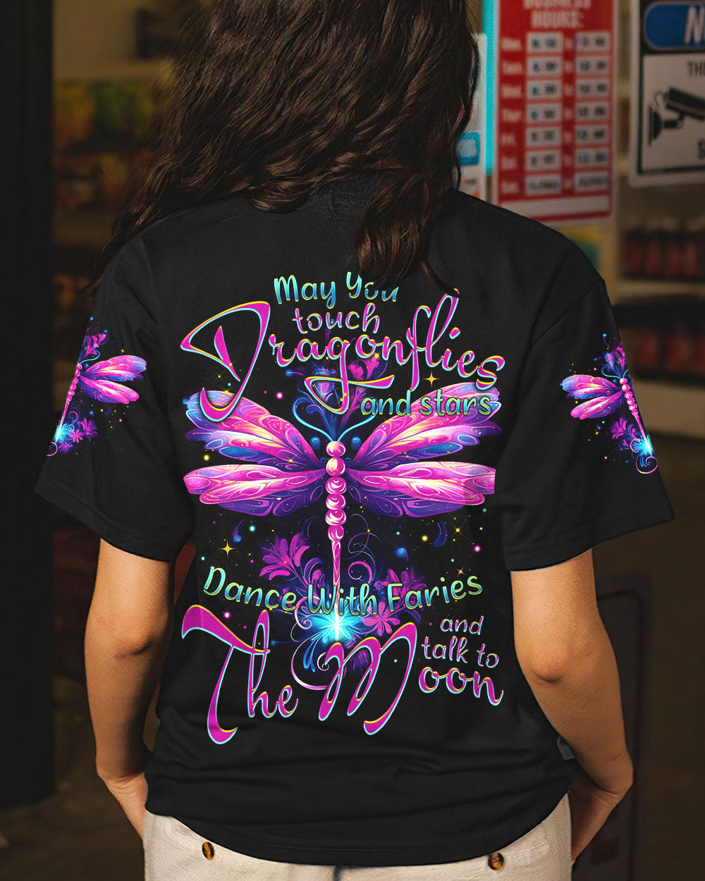MAY YOU TOUCH DRAGONFLIES AND STARS ALL OVER PRINT - TYTM2306231
