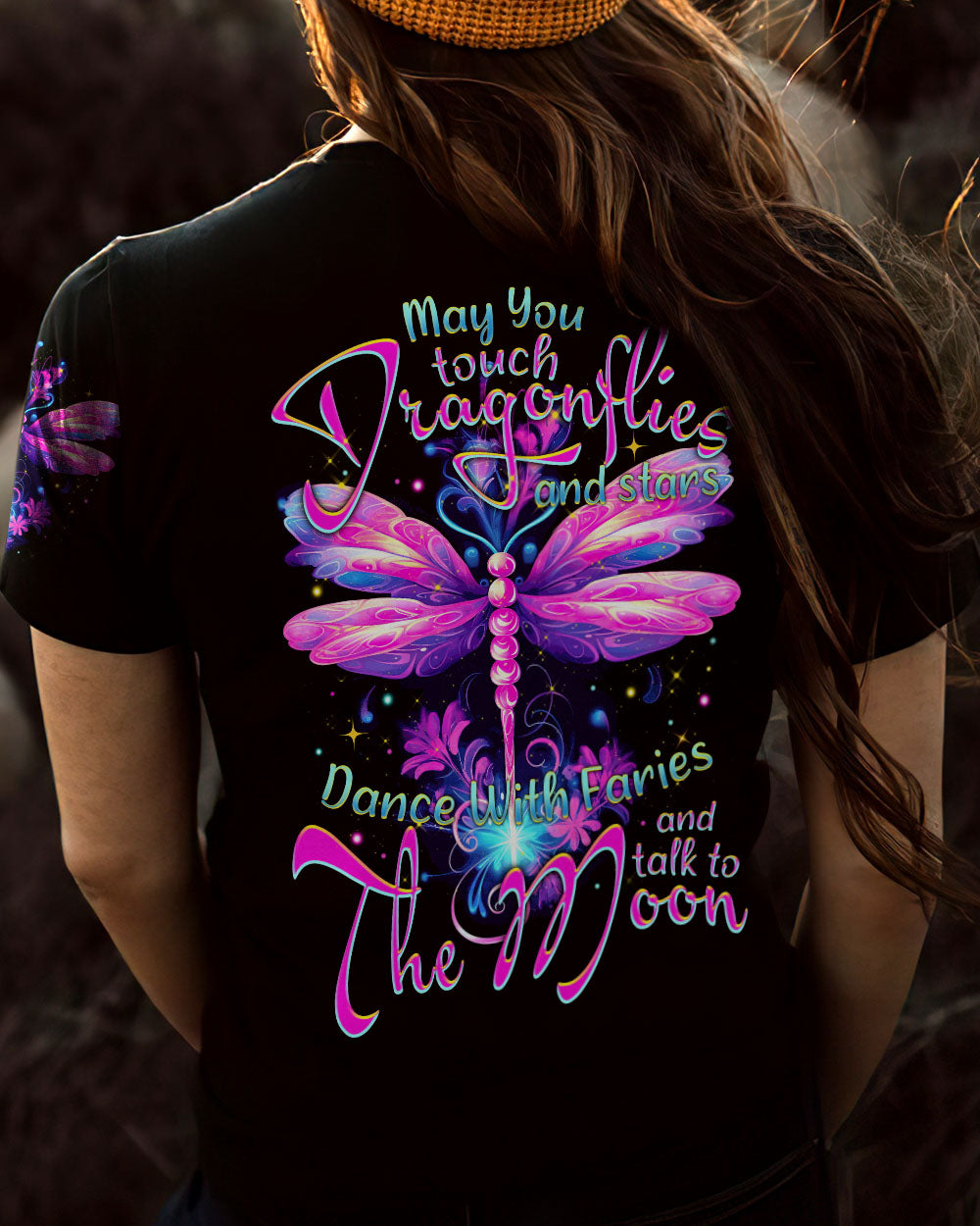 MAY YOU TOUCH DRAGONFLIES AND STARS ALL OVER PRINT - TYTM2306231