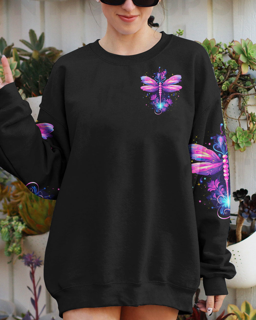 MAY YOU TOUCH DRAGONFLIES AND STARS ALL OVER PRINT - TYTM2306231