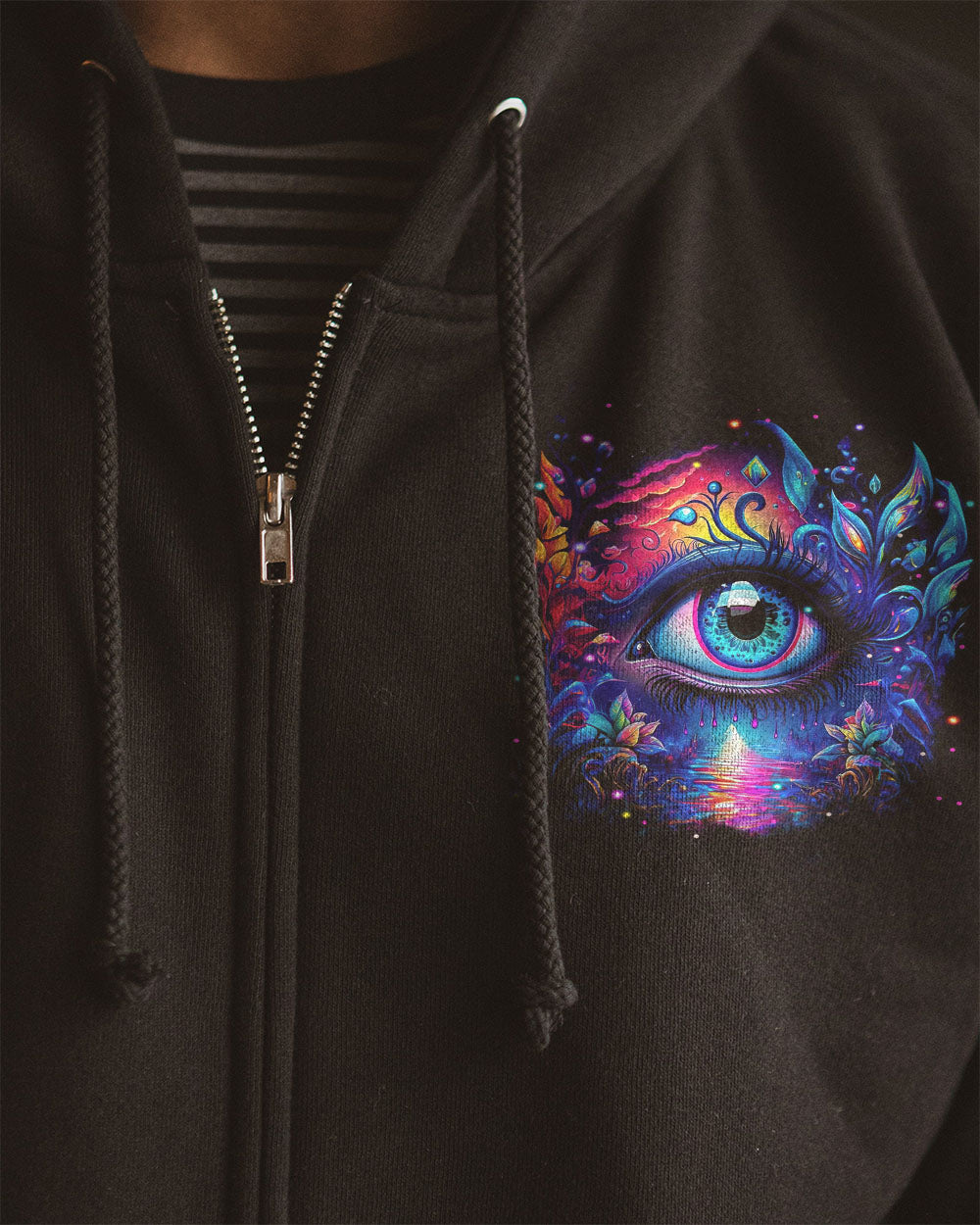 THE EYES ARE USELESS WHEN THE MIND IS BLIND ALL OVER PRINT - TYTM2308232