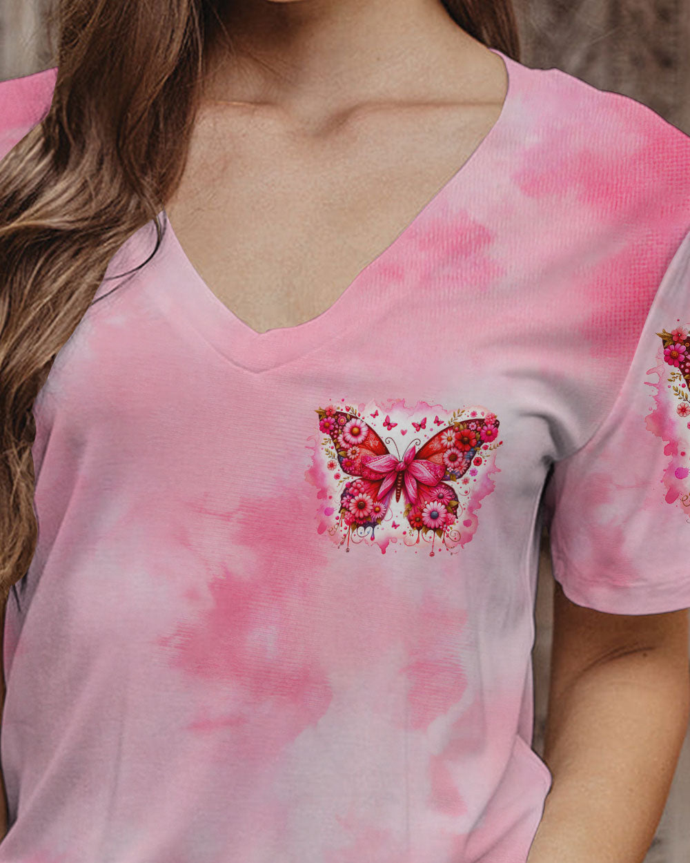 RUNNING AGAINST THE WIND BUTTERFLY ALL OVER PRINT - TYTM2406241