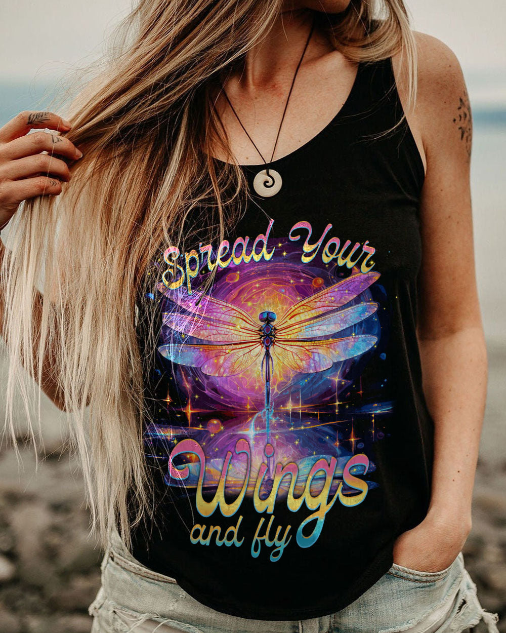 SPREAD YOUR WINGS AND FLY ALL OVER PRINT - TYTM2407234
