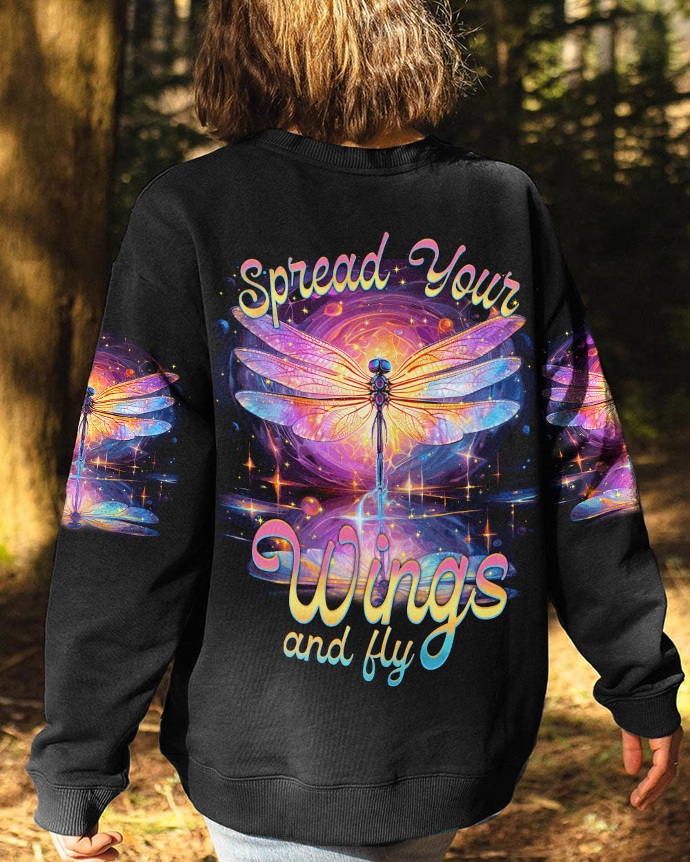 SPREAD YOUR WINGS AND FLY ALL OVER PRINT - TYTM2407234