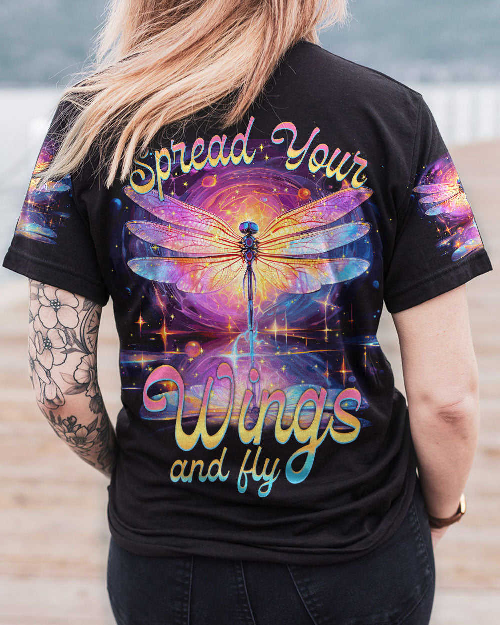SPREAD YOUR WINGS AND FLY ALL OVER PRINT - TYTM2407234