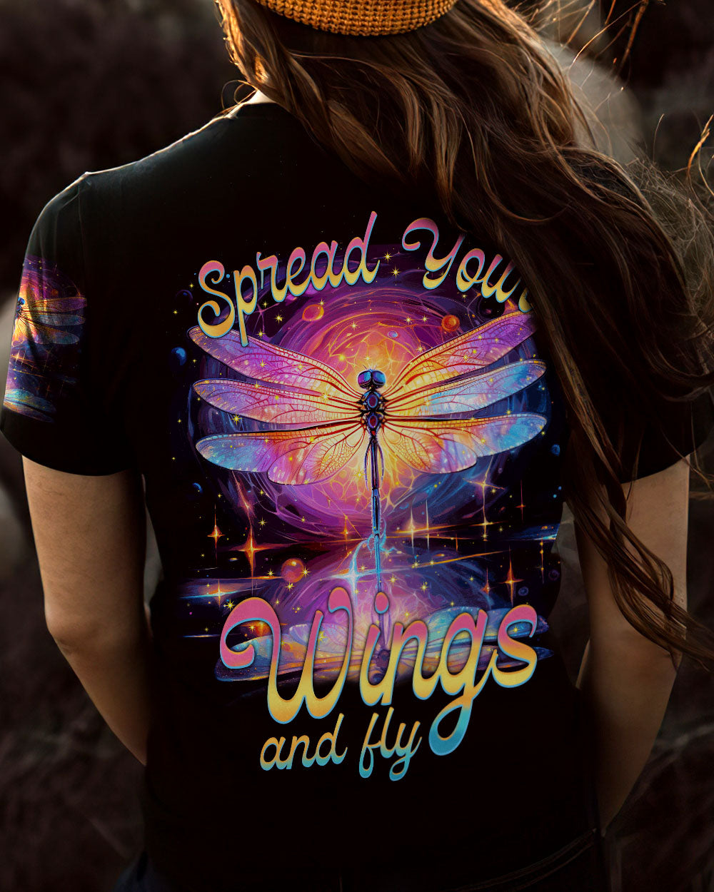 SPREAD YOUR WINGS AND FLY ALL OVER PRINT - TYTM2407234