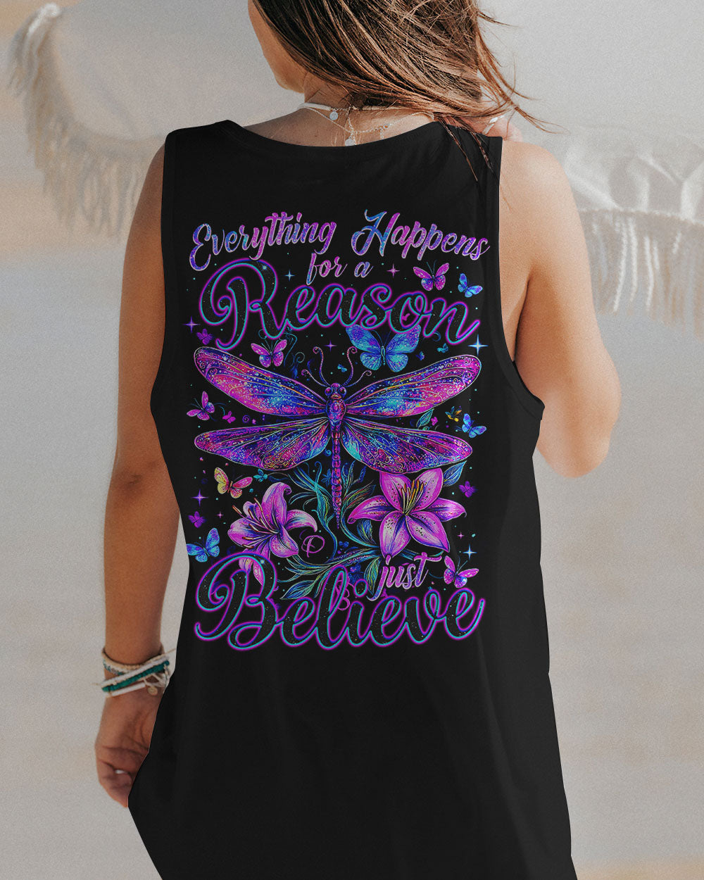 JUST BELIEVE DRAGONFLY ALL OVER PRINT - TYTM2502252