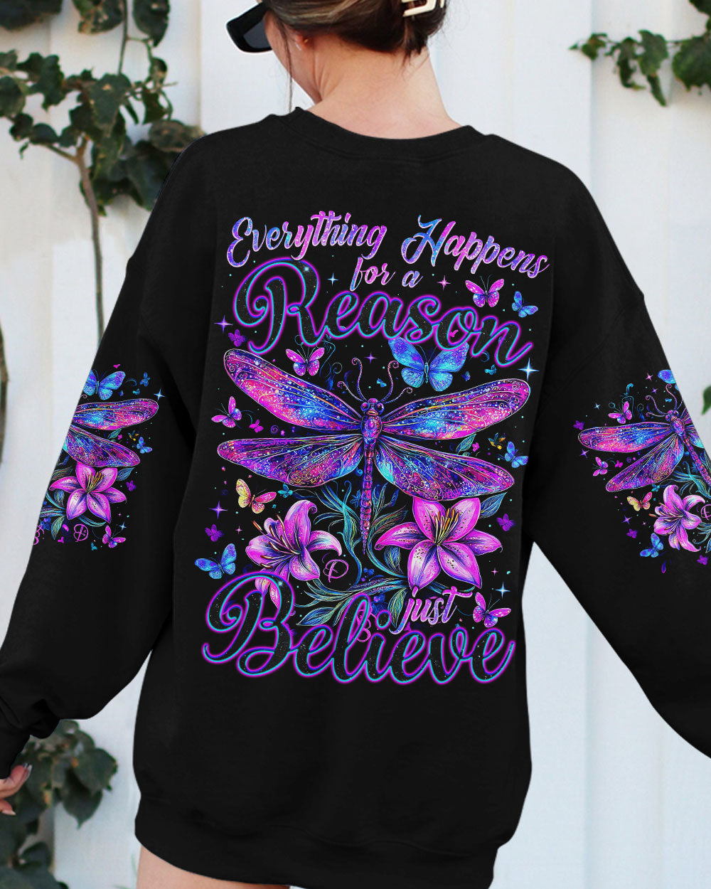 JUST BELIEVE DRAGONFLY ALL OVER PRINT - TYTM2502252