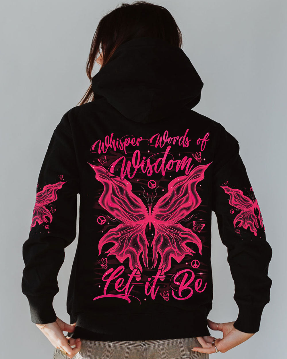 WHISPER WORDS OF WISDOM LET IT BE BUTTERFLY ALL OVER PRINT - TYTM2504252