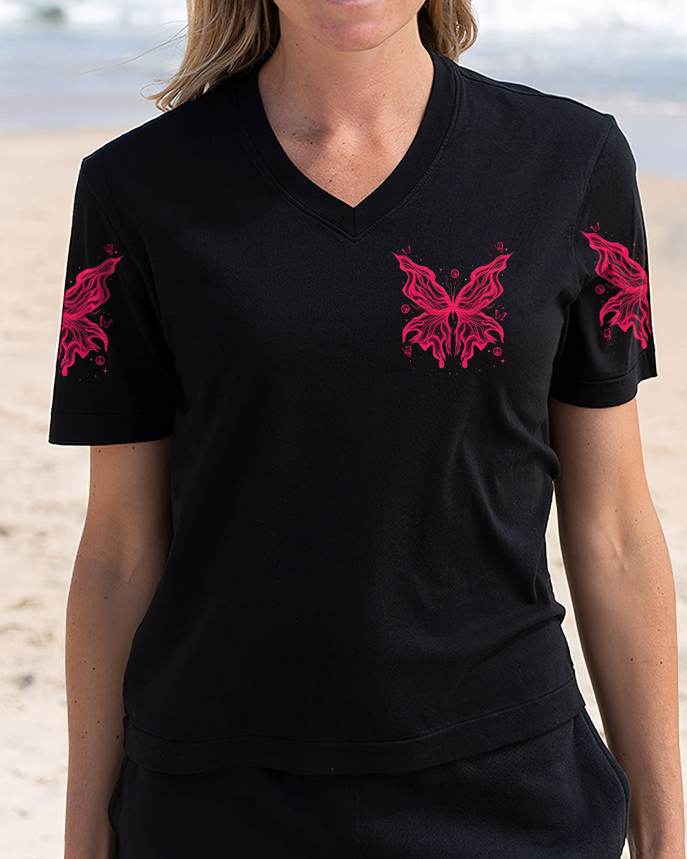 WHISPER WORDS OF WISDOM LET IT BE BUTTERFLY ALL OVER PRINT - TYTM2504252