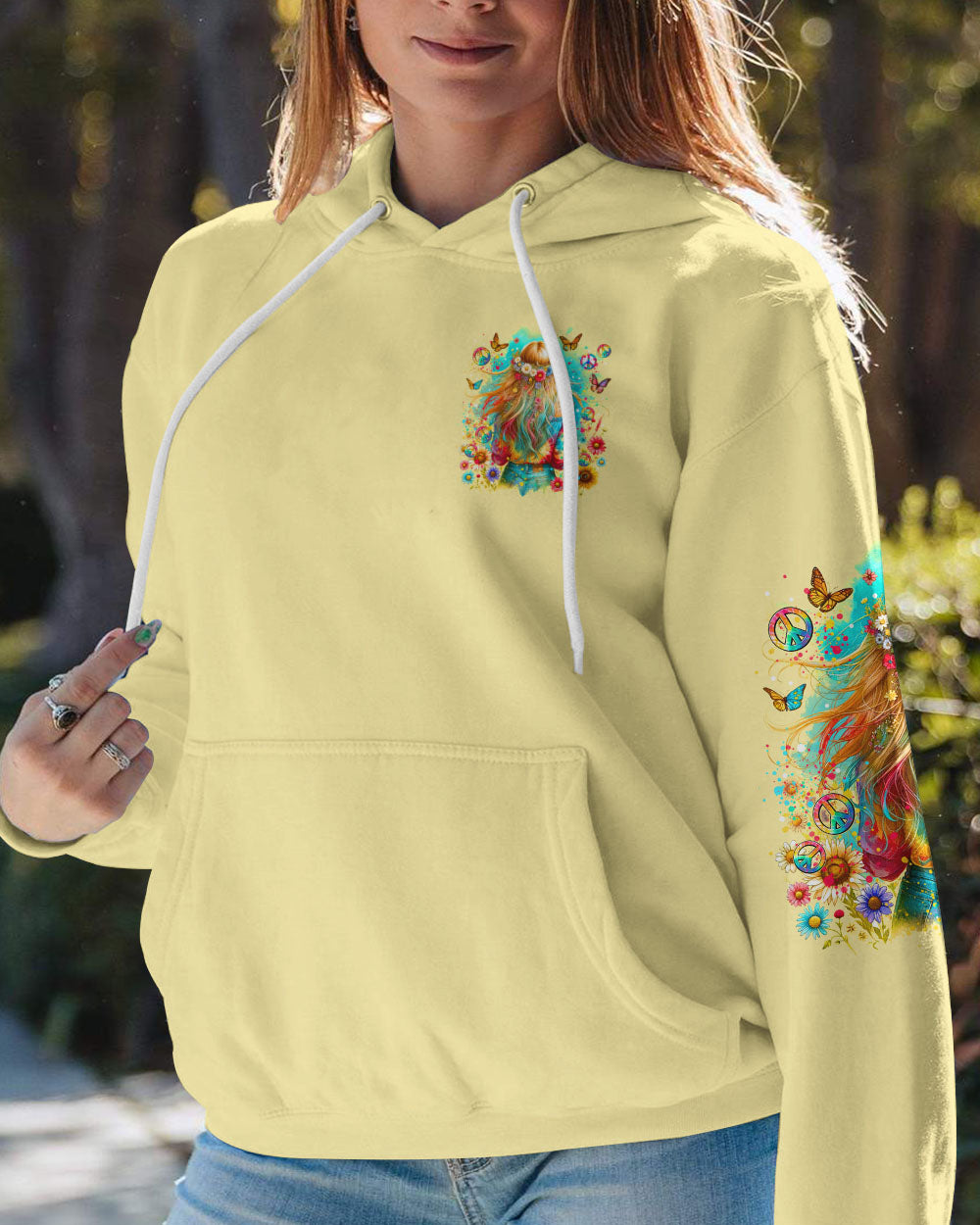 I'M A PEACE AND LOVE TIE DYE ALL OVER PRINT - TYTM2512232