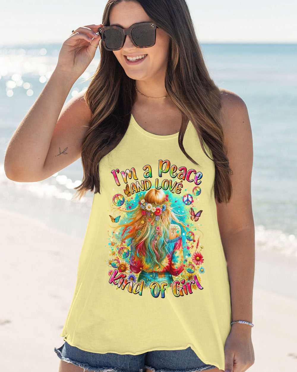 I'M A PEACE AND LOVE TIE DYE ALL OVER PRINT - TYTM2512232