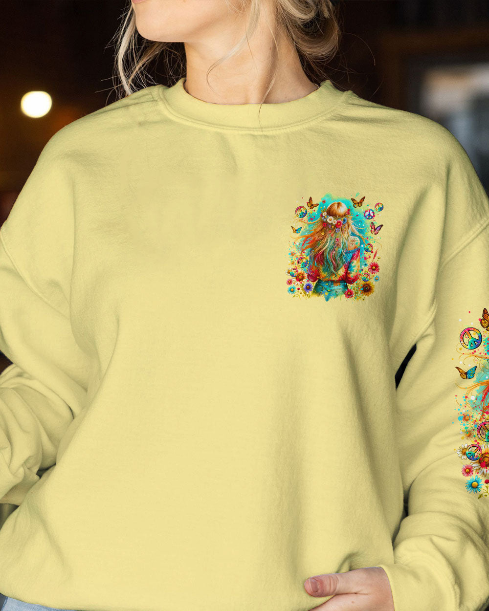 I'M A PEACE AND LOVE TIE DYE ALL OVER PRINT - TYTM2512232