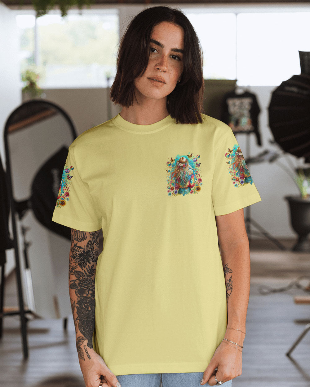 I'M A PEACE AND LOVE TIE DYE ALL OVER PRINT - TYTM2512232