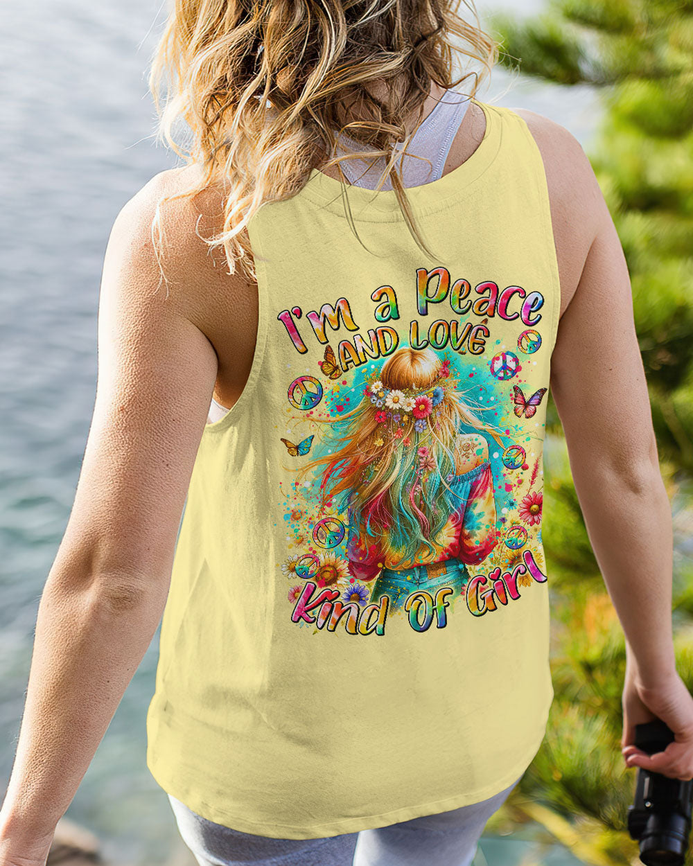 I'M A PEACE AND LOVE TIE DYE ALL OVER PRINT - TYTM2512232