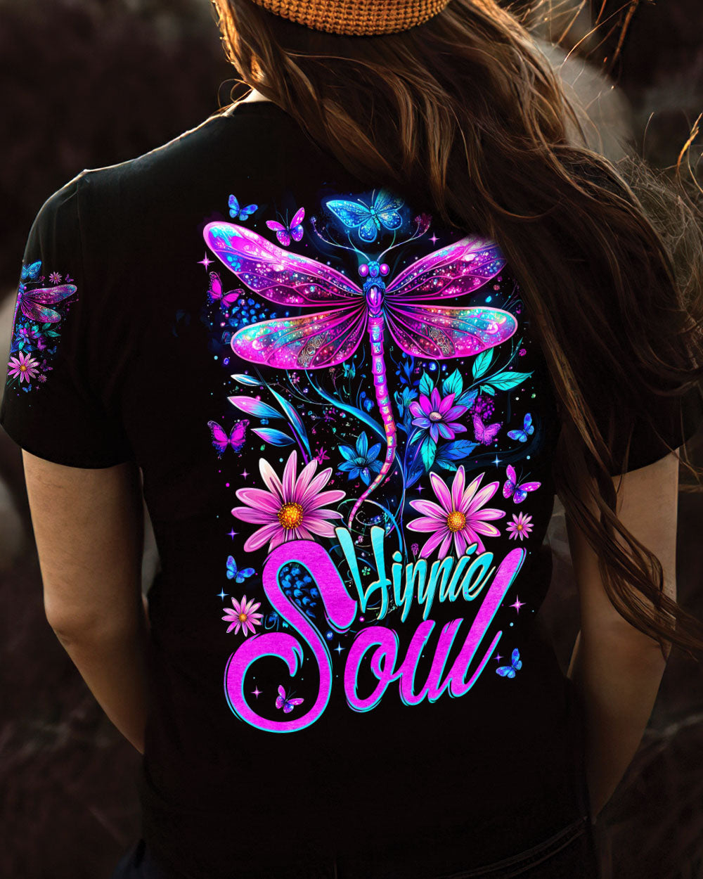 HIPPIE SOUL DRAGONFLY ALL OVER PRINT - TYTM2602252