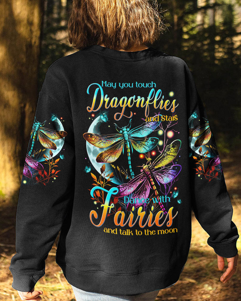 MAY YOU TOUCH DRAGONFLIES AND STARS ALL OVER PRINT - TYTM2605231
