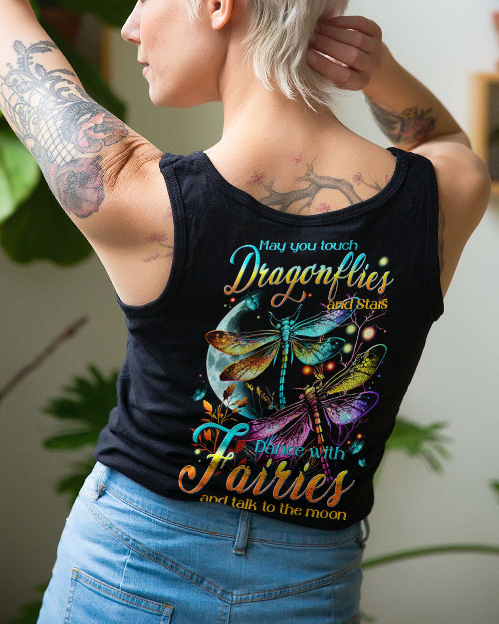 MAY YOU TOUCH DRAGONFLIES AND STARS ALL OVER PRINT - TYTM2605231
