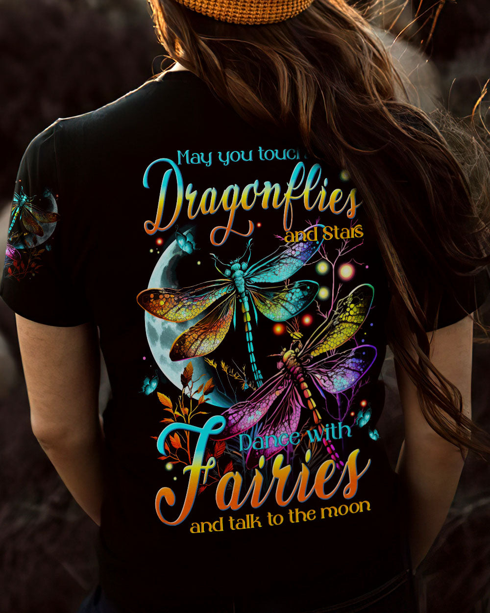 MAY YOU TOUCH DRAGONFLIES AND STARS ALL OVER PRINT - TYTM2605231