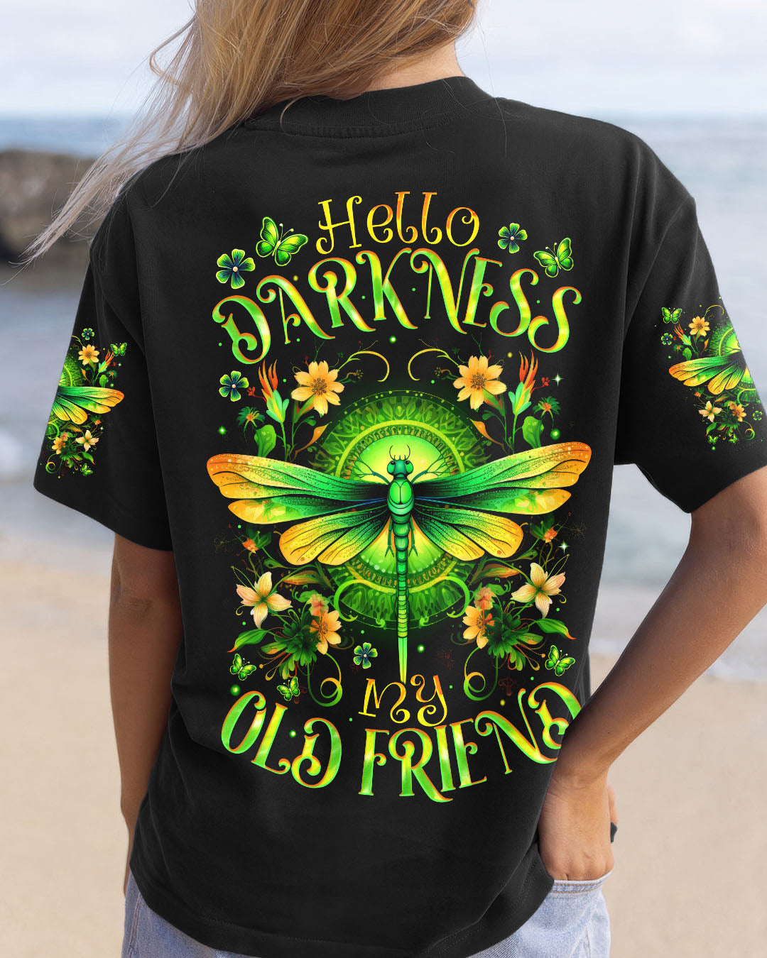 HELLO DARKNESS MY OLD FRIEND DRAGONFLY ALL OVER PRINT - TYTM2705253