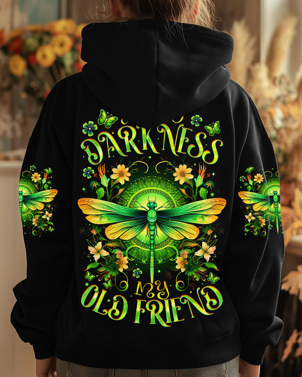 HELLO DARKNESS MY OLD FRIEND DRAGONFLY ALL OVER PRINT - TYTM2705253